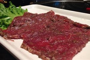 70年代韩式炭烤 黑胡椒大片牛肉