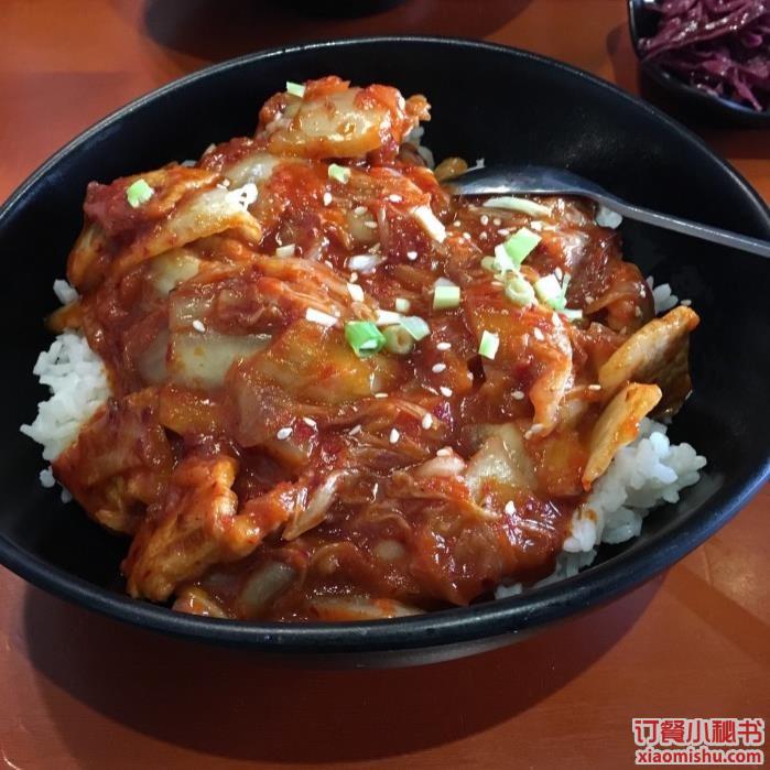 泡菜五花肉盖饭