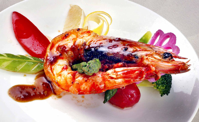 铁板煎大虾,粤胜大酒楼 铁板煎大虾价格【上海好吃正宗的铁板煎大虾哪里吃】订餐小秘书