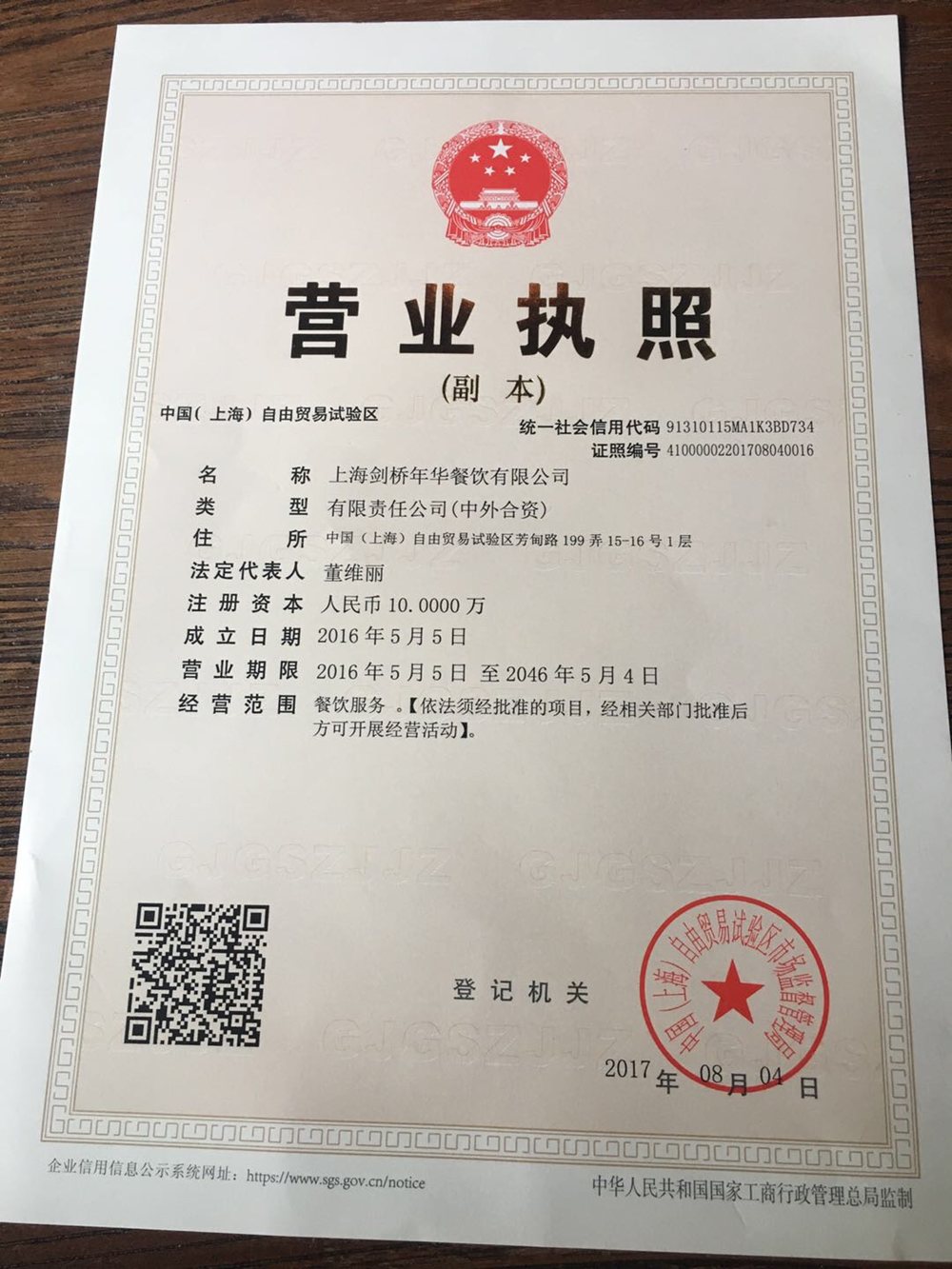 食品安全档案图片