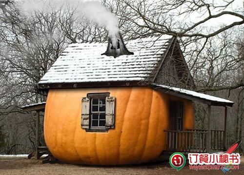 新鲜欲滴的房子? 水果创意摄影