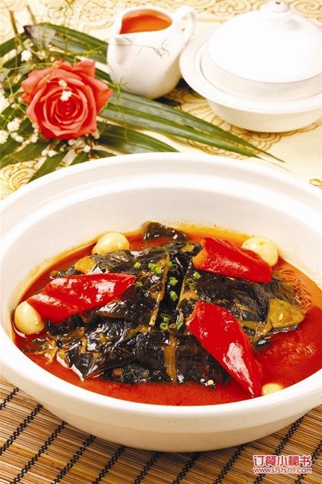 毛家饭店 南京东路店 红煨水鱼裙边